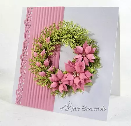 KC Spellbinder Poinsettia Wreath 1 right