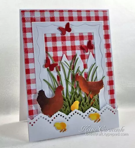 KC Impression Obsession Roosters and Chickens 2 left