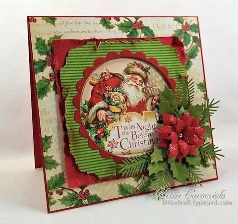 Shabby and Tattered Santa - Kittie Kraft