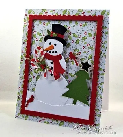 KC Impression Obsession Snowman Set 2 right'