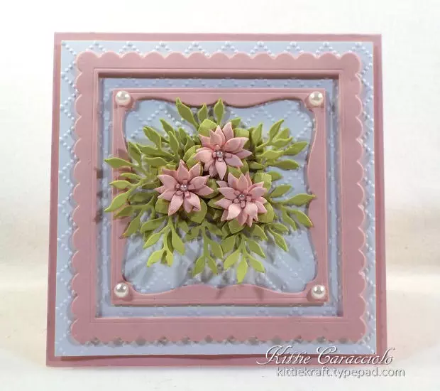 Framed Spring Flowers - Kittie Kraft