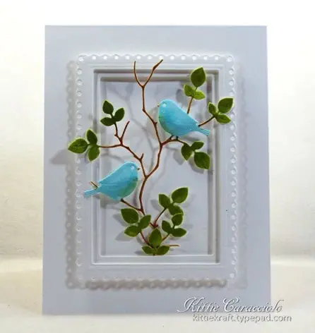 KC Elizabeth Craft Lovebirds 1 cemter