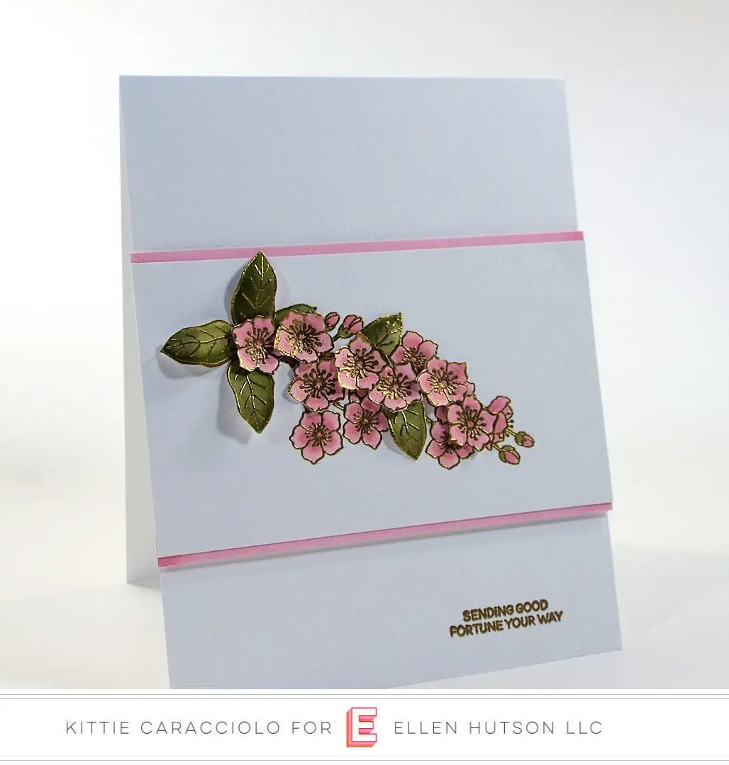 Coloring Gold Embossed Images