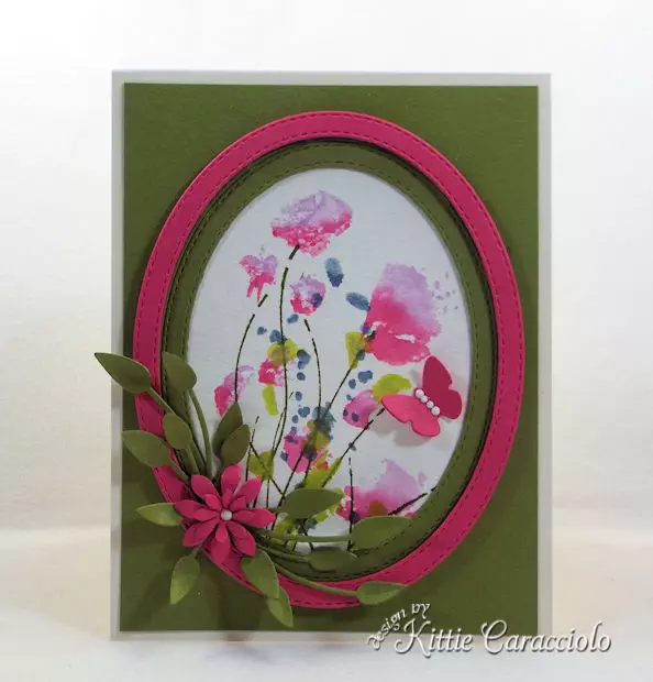 Die cut and watercolor flower cards are easy to make.