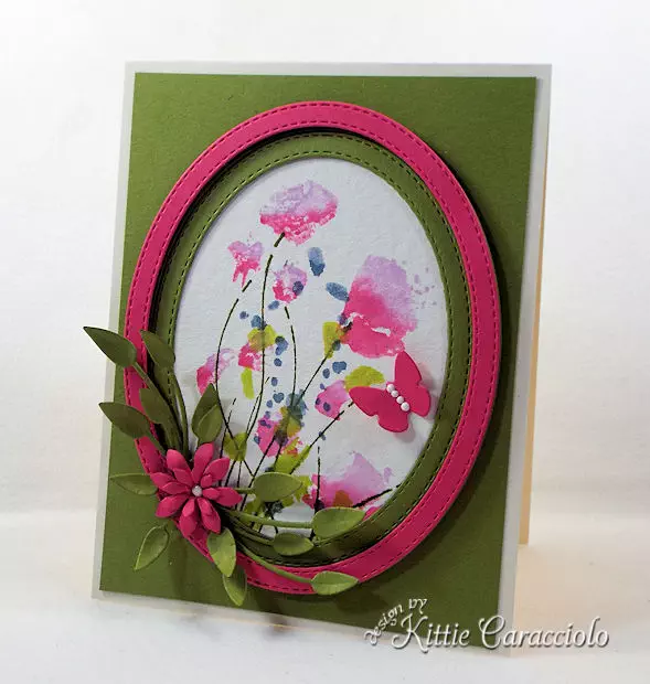Die cut and watercolor flower cards are so pretty.