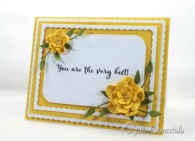You are the very best sentiment is perfect to use for congratulations cards.