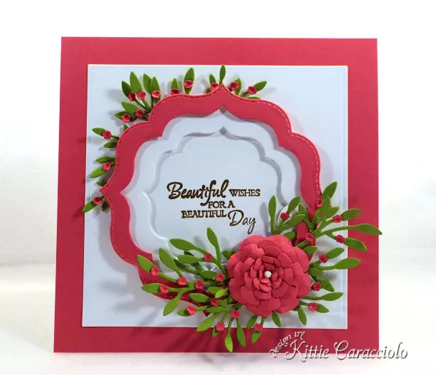 Come see how I make framed paper flowers and sentiment projects for birthday cards.
