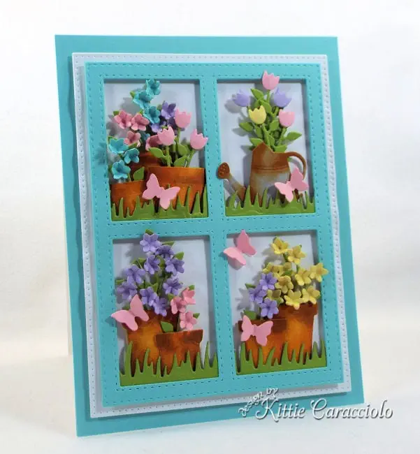 Flower Pot Die Cuts - Kittie Kraft