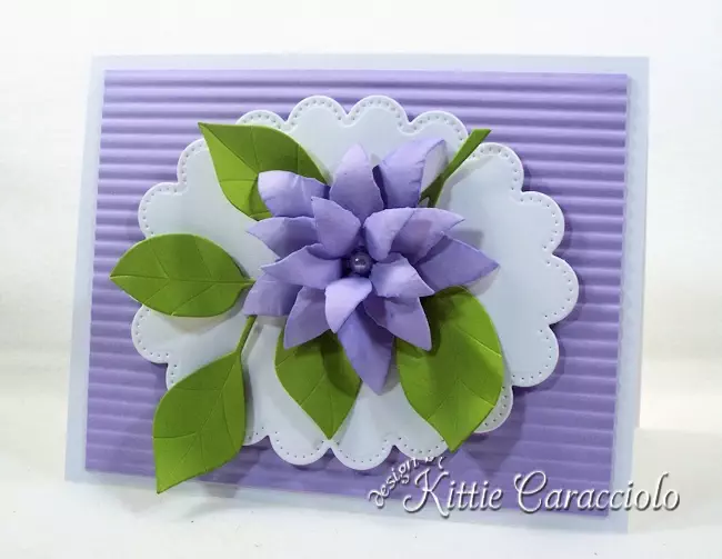 Come see how i made this die cut leaves and flower project.