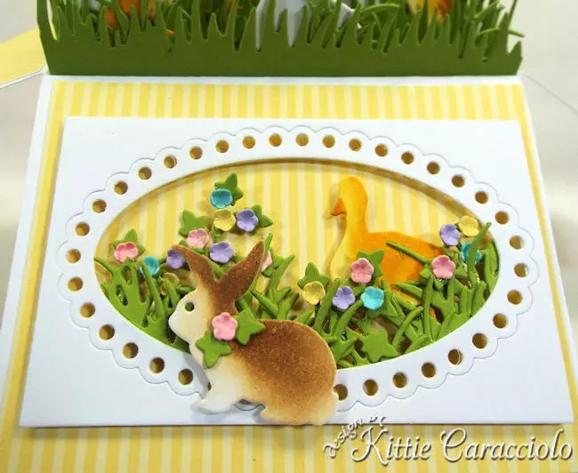 Easter Pop Up Box Card - Kittie Kraft