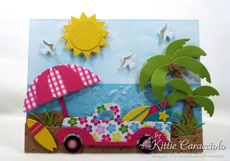 Come see how I made this fun beach truck and surfboards.