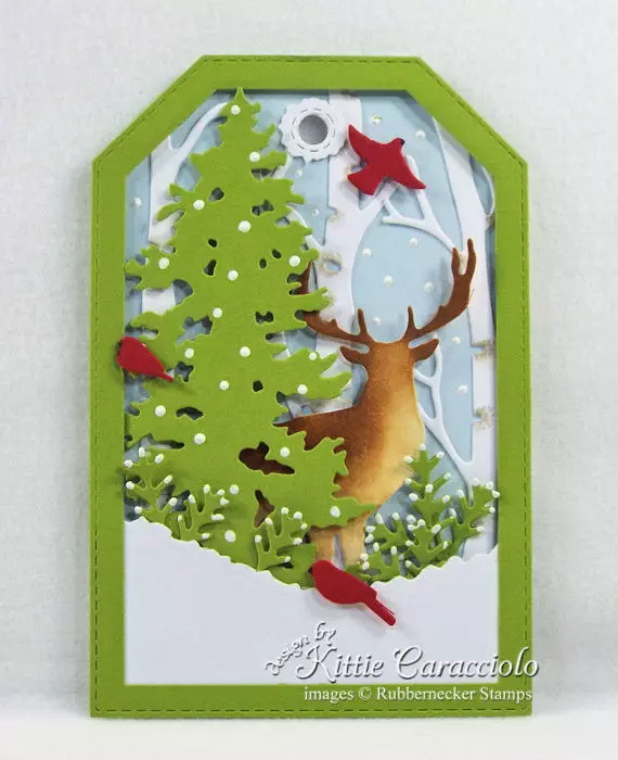 Come over to my blog to see how I masculine die cut gift tags.
