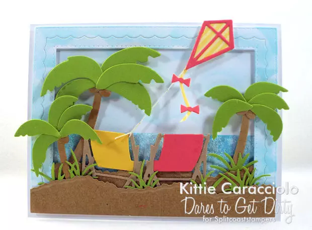 Come see how I made this relaxing palm trees beach scene card.