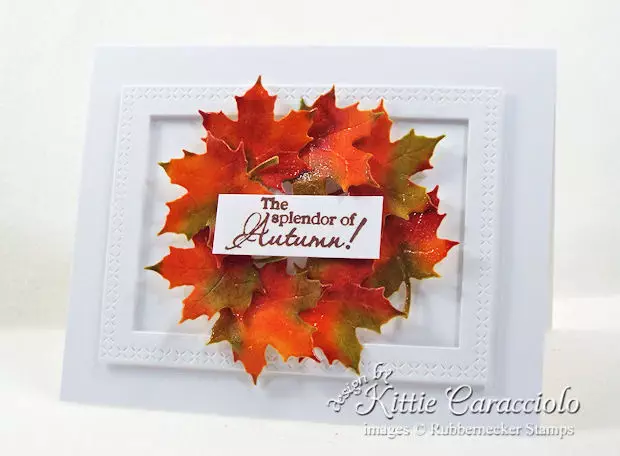 Come check out how I made this fall leaf wreath card.