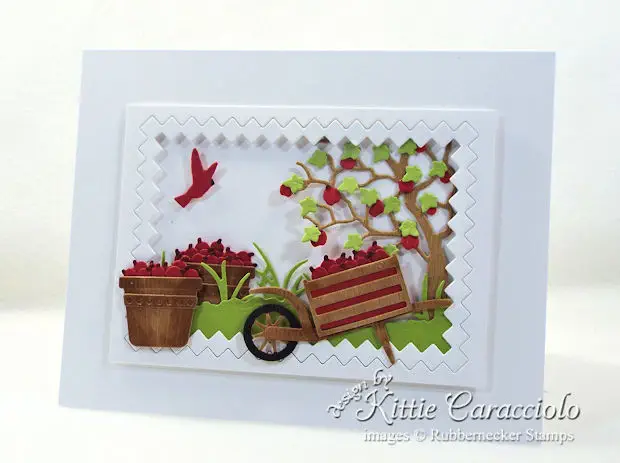 Come see how I made this fall apple baskets card.