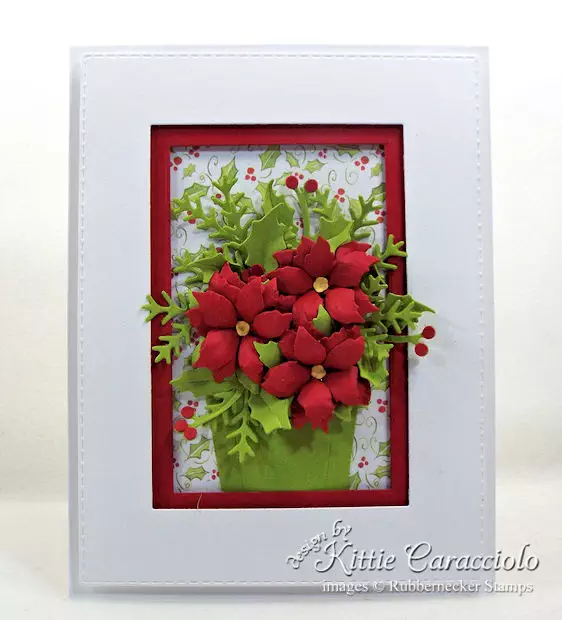 Come see my elegant poinsettia paper flowers basket.