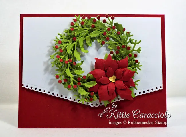 Come over to my blog to see how I made this lovely wreath Christmas card. Come over to my blog to see how I made this lovely wreath Christmas card.