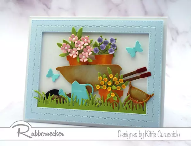 It's never to early to send a Welcome Spring card - click through to see how fun this is to make!