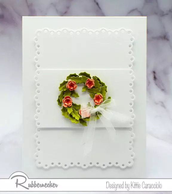 Wreath cards for spring occasions? Why not - click through to see how you can make these!