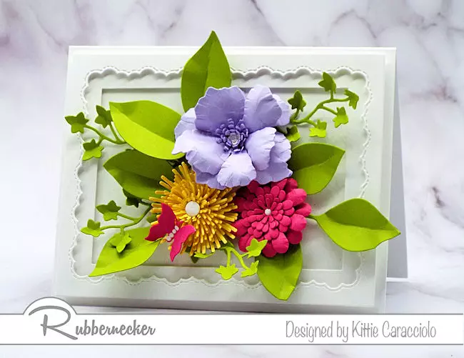 Come over to my blog to see my super easy tutorial on how to shape paper flowers susing dies by Rubbernecker.