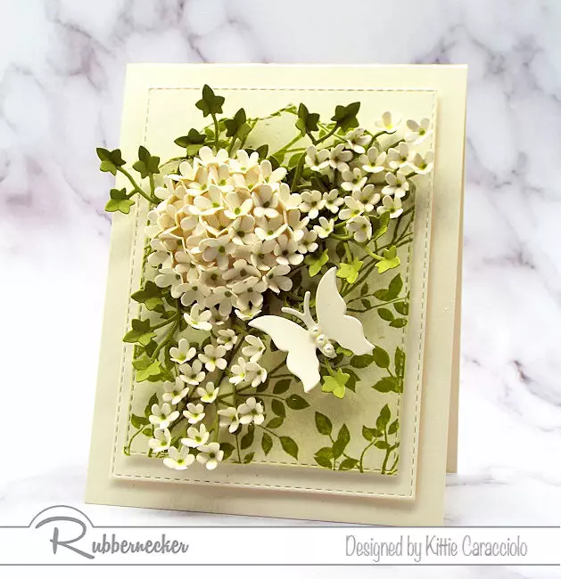  Come on over to my blog to see my step by step tutorial on how to make a hydrangea using flower dies made by Rubbernecker.