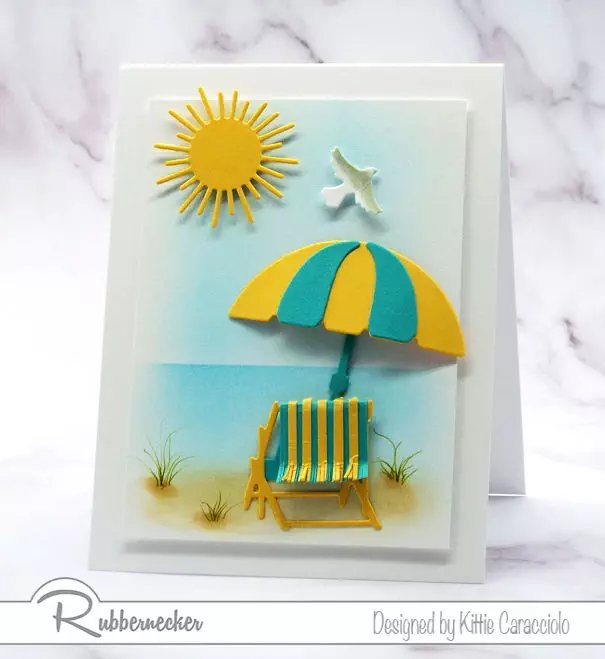 a handstamped project featuring die cuts and a sample of pretty backgrounds for cards
