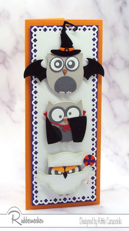 Cute Halloween Cards with Owls! - Kittie Kraft