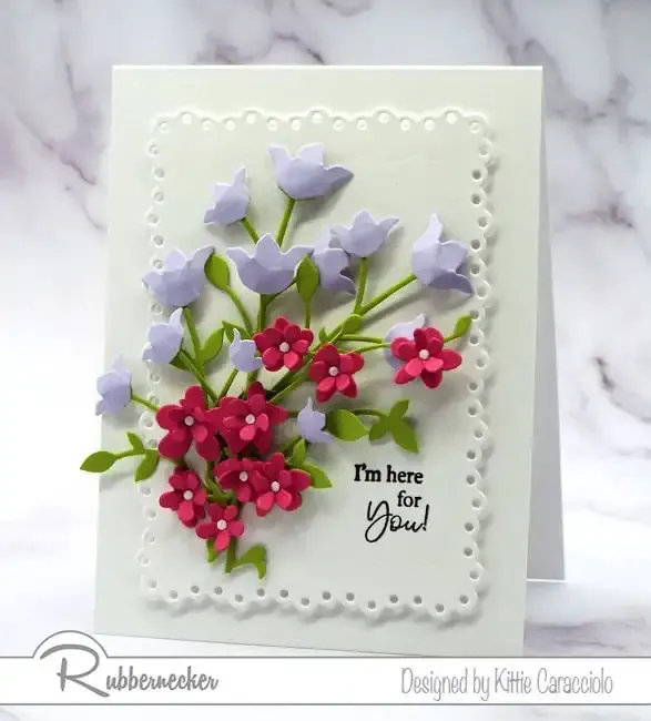 How To Make Paper Flower Card Arrangements Kittie Kraft