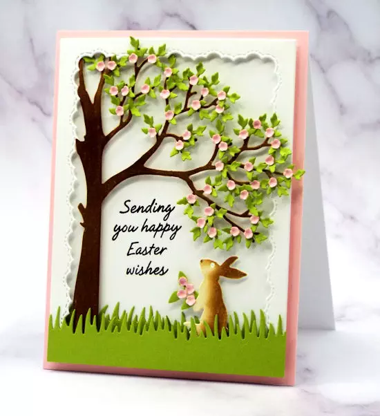 Chocolate Bunny Card - The Brass Owl