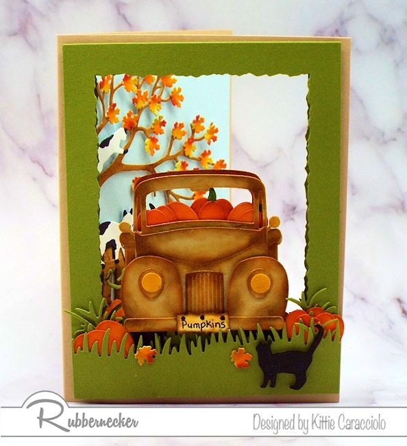 learn how to color old truck die cuts with today's video tutorial to create this vintage look