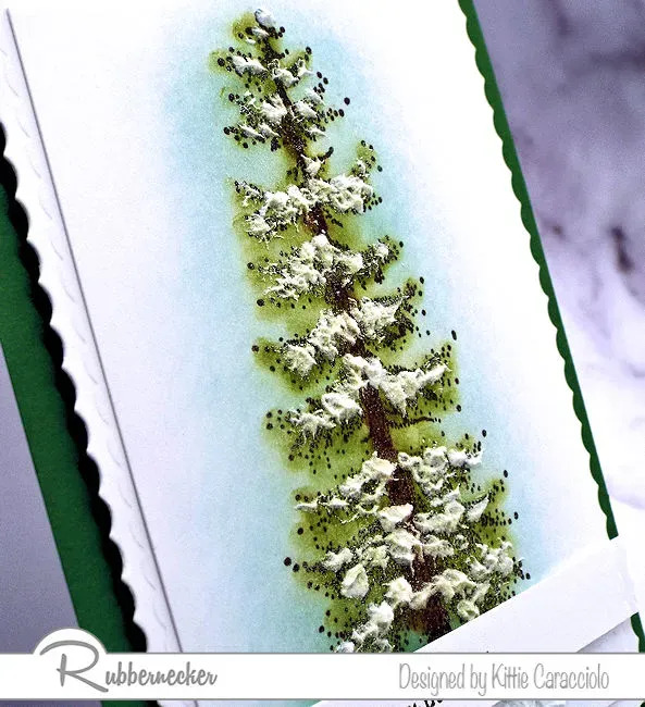 How To Make Embossing Paste Look Like Snow Video Kittie Kraft