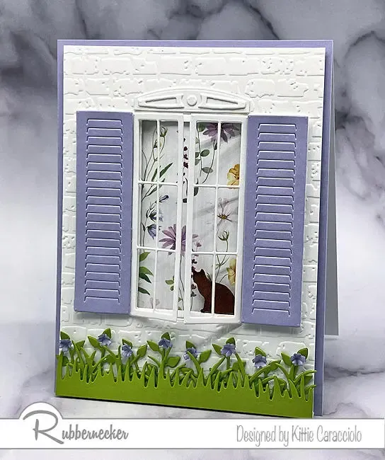 Peep This Realistic Window Card Made With Die Cuts Kittie Kraft