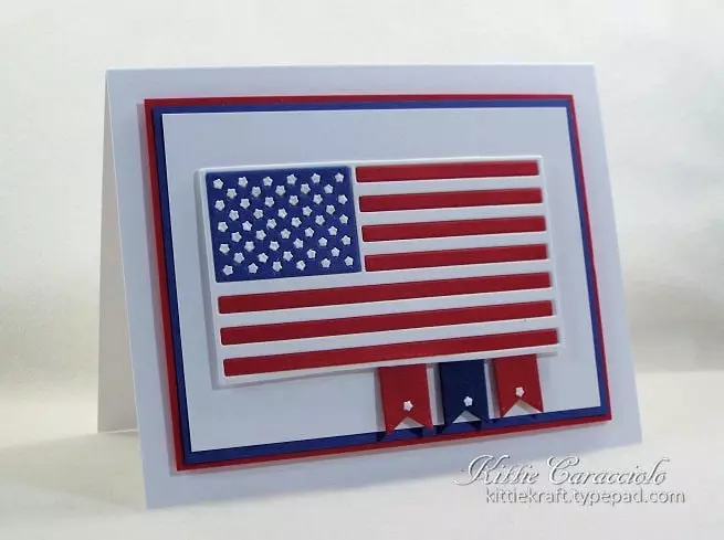 Happy July 4th and Flag Tutorial - Kittie Kraft