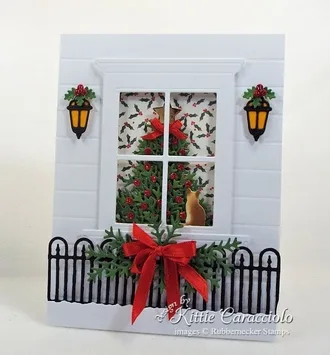 Come over to my my blog to see how I made this christmas tree window card.
