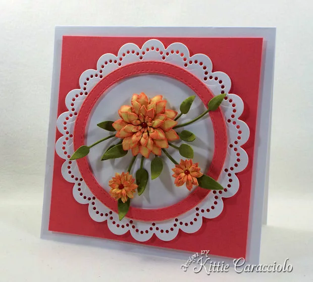 How to Make Small Paper Flowers for Cards - Kittie Kraft