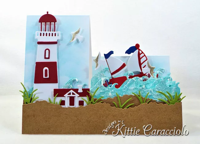 How To Layer Die Cuts in Card Making - Kittie Kraft