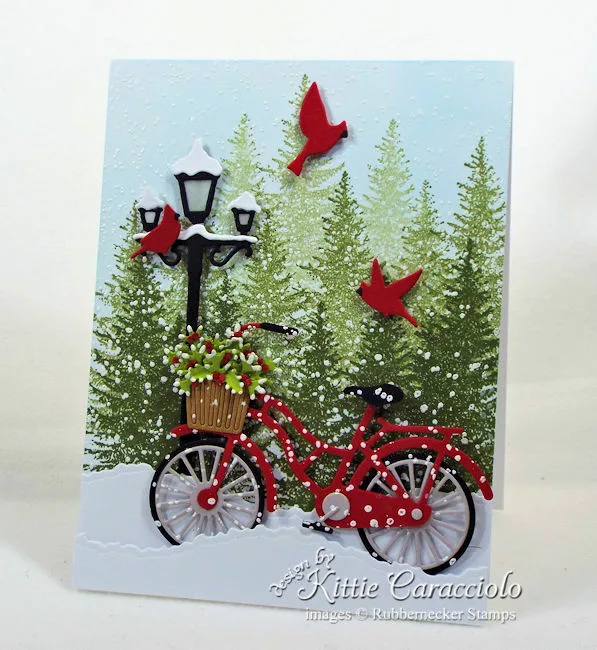 Christmas Simple Card Design - Kittie Kraft