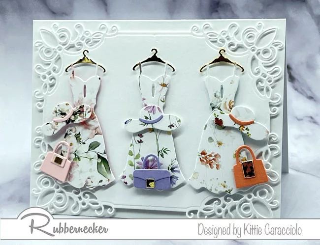 How To Layer Die Cuts in Card Making - Kittie Kraft