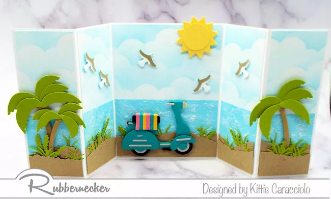 More Beach Scene Greeting Cards! - Kittie Kraft