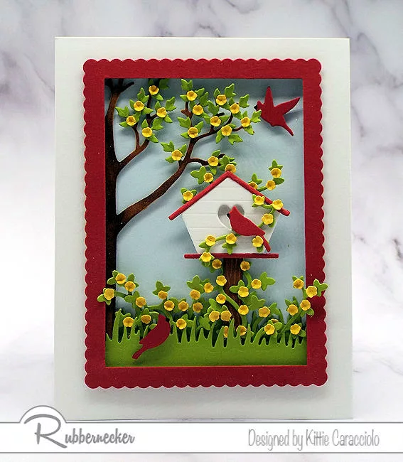 Floral Phrases handmade one layer cards cost just pennies apiece!