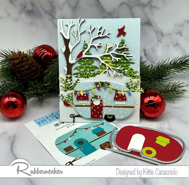 Retro Snowflake Christmas Cards with @laurentaylormade! 