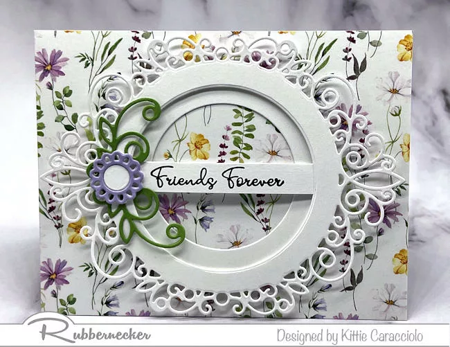 How to Make Circle-Patterned Die-Cut Cards - Tips and Techniques