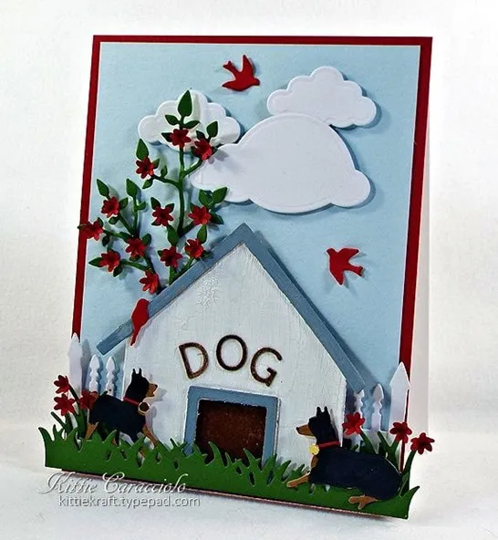 Dog House and Dobermans Kittie Kraft