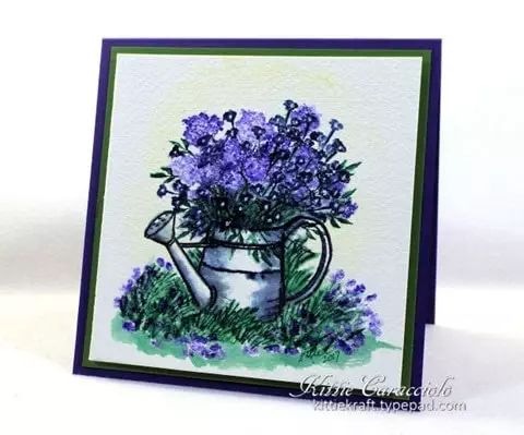 Art Impressions Watering Can - Kittie Kraft