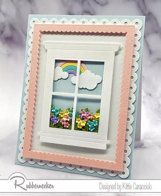 A Fun Twist On A Window Die Cut Card Idea! - Kittie Kraft