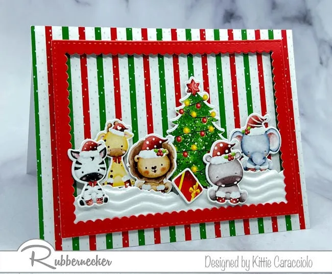 The Cutest Inexpensive Handmade Holiday Cards! Kittie Kraft