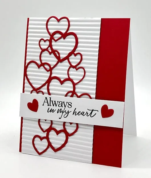 Super Quick and Easy Valentine Card! Kittie Kraft